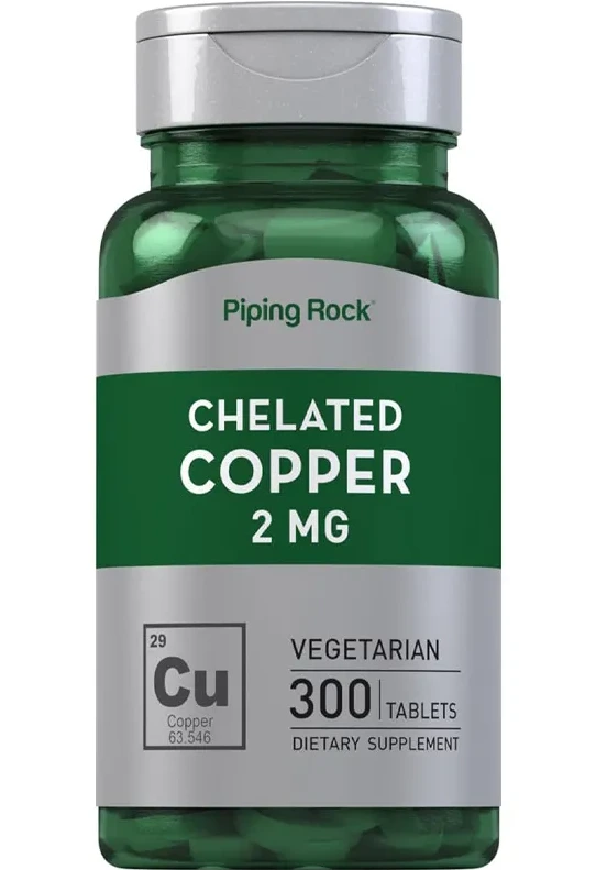 Chelated Copper 2 mg 300 Tablets
